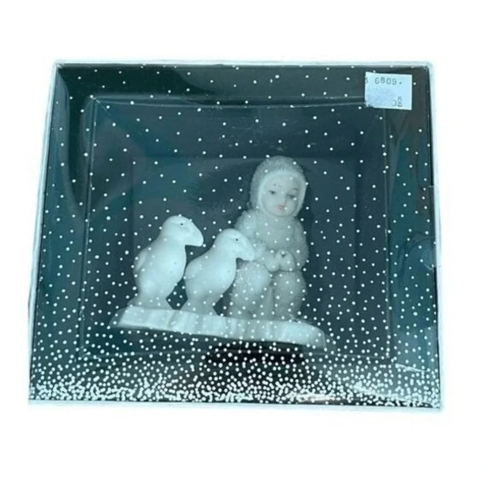 Dept 56 Snowbabies Fishing For Dreams Winter Tales Figurine Holiday‎ Retired 94